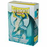 Dragon Shield - 60 Sleeves Matte Turquoise Japanese Size