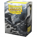 Dragon Shield - 100 Matte Dual Sleeves Snow Standard Size