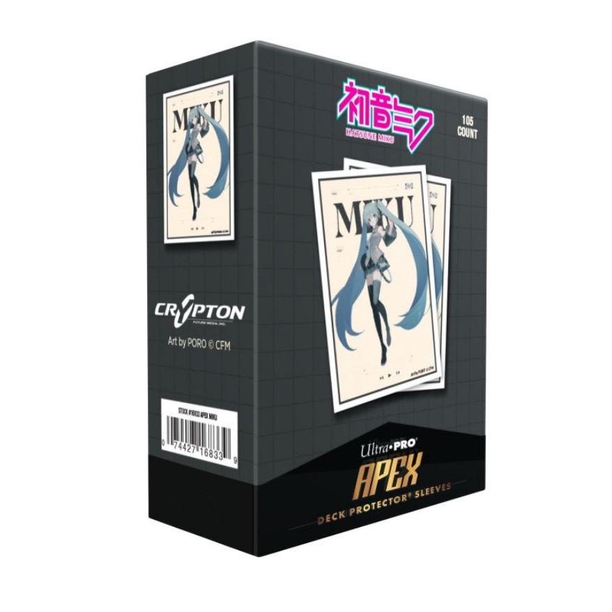 [PREVENDITA] Ultra Pro - Hatsune Miku - Retro Soundscapes: Apex Deck Protector Sleeves (105)