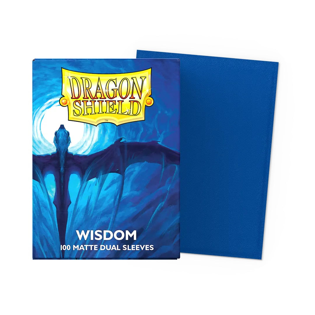 Dragon Shield - 100 Matte Dual Sleeves Wisdom Standard Size